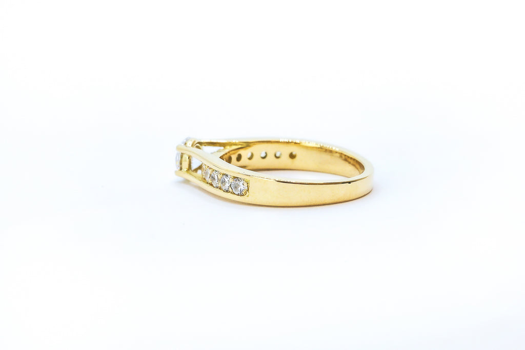 Anillo solitario de diamantes