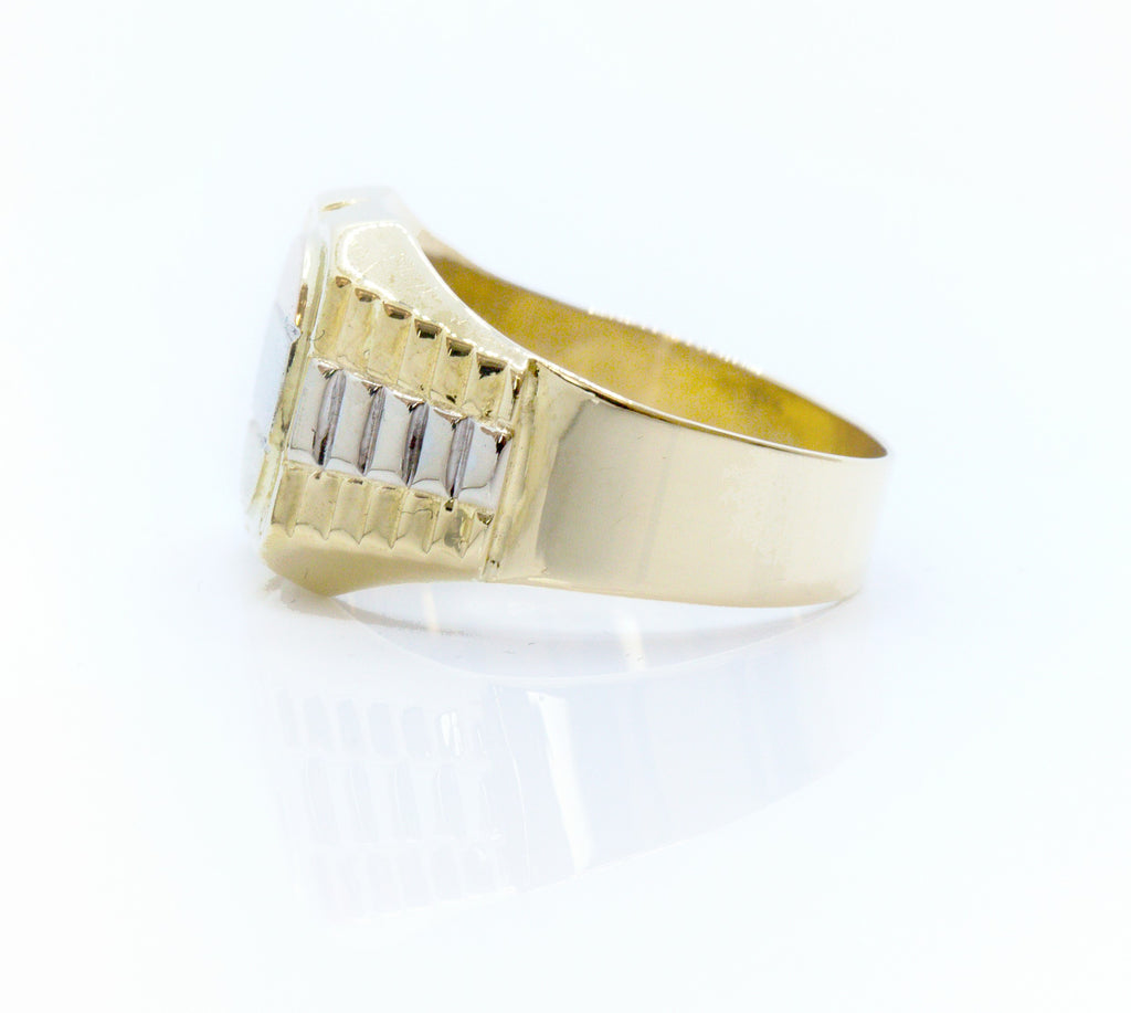 Anillo masculino tres colores