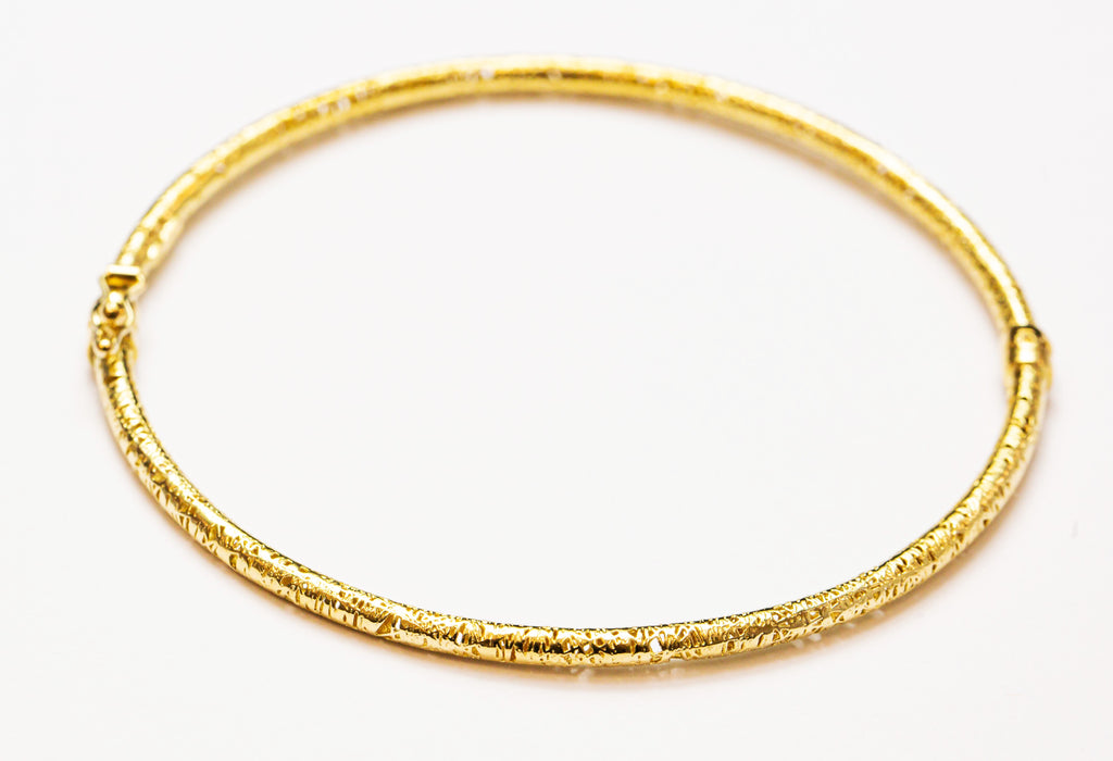 Bracelete ouro 18K Perfil Cilíndrico