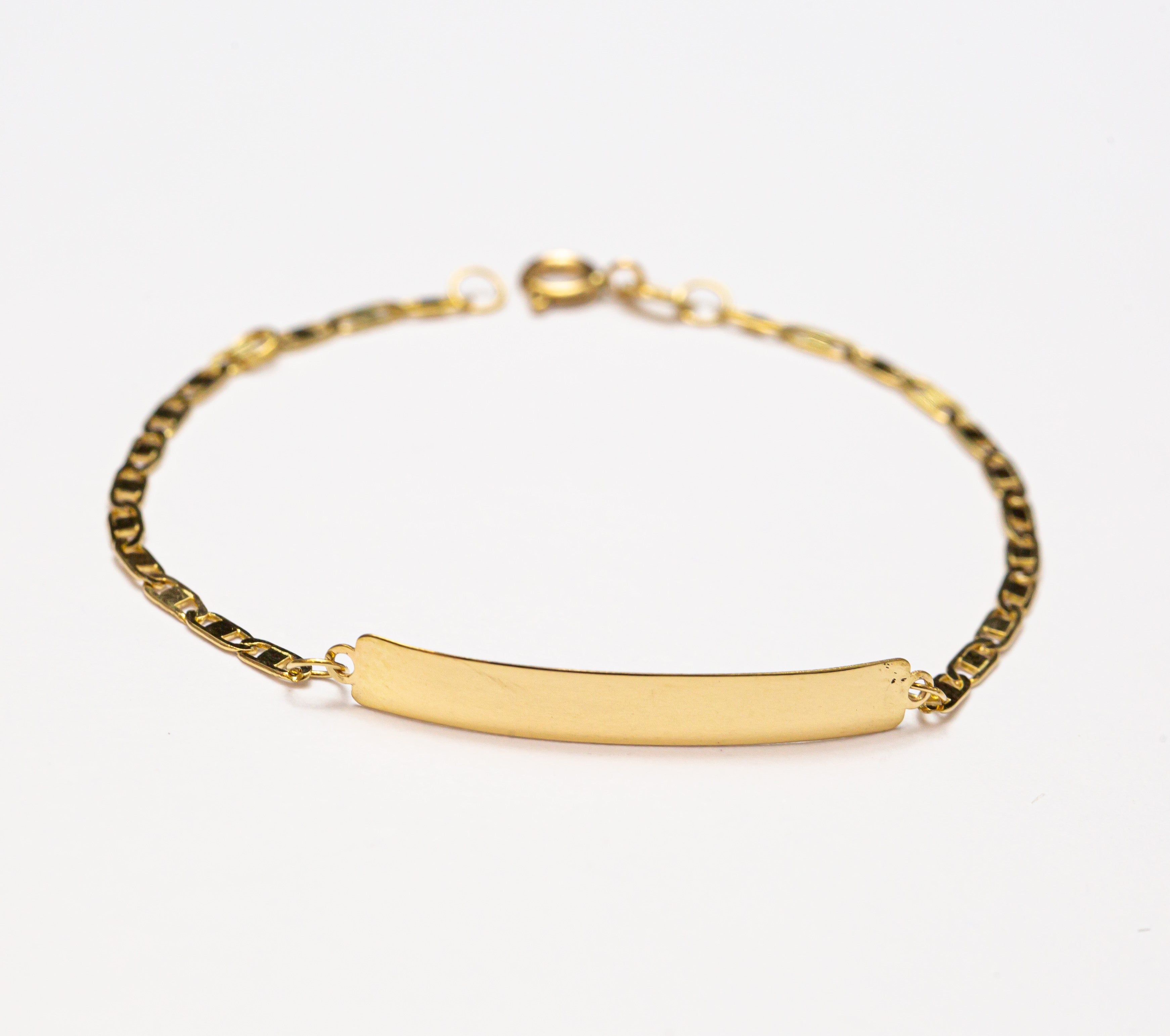 Pulsera infantil con Plaquita