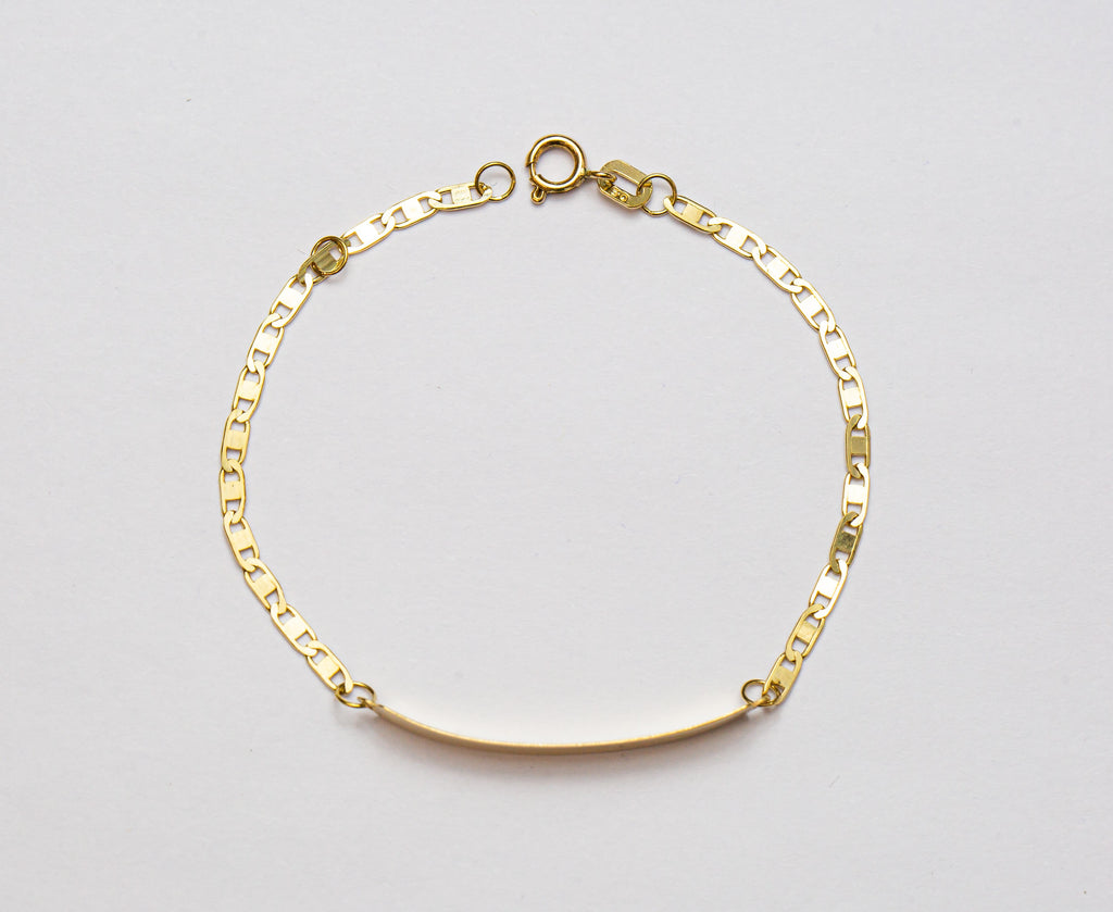 Pulsera infantil con Plaquita