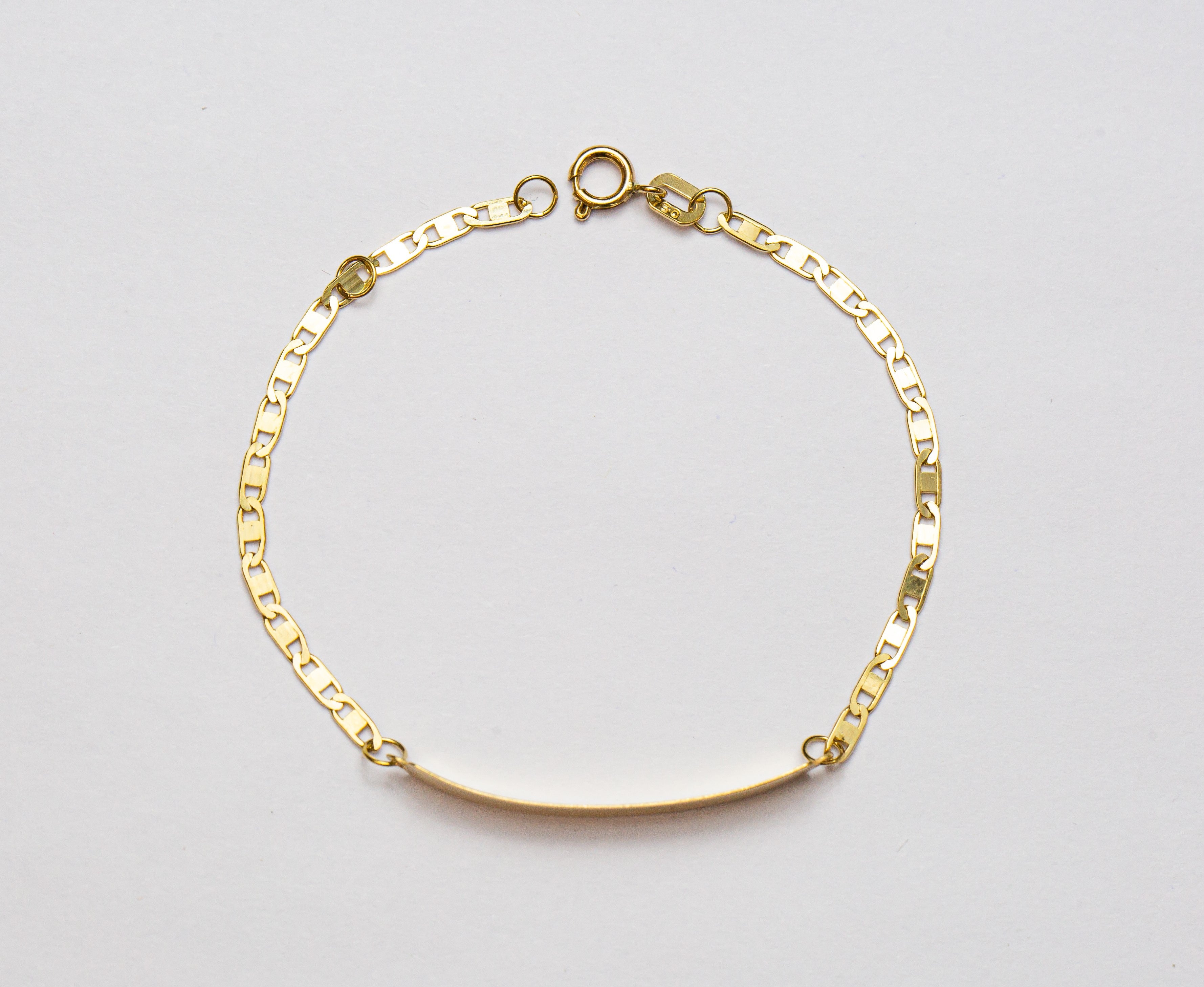 Pulsera infantil con Plaquita