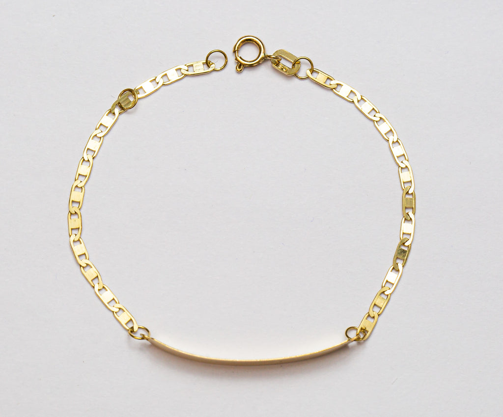 Pulsera infantil con Plaquita