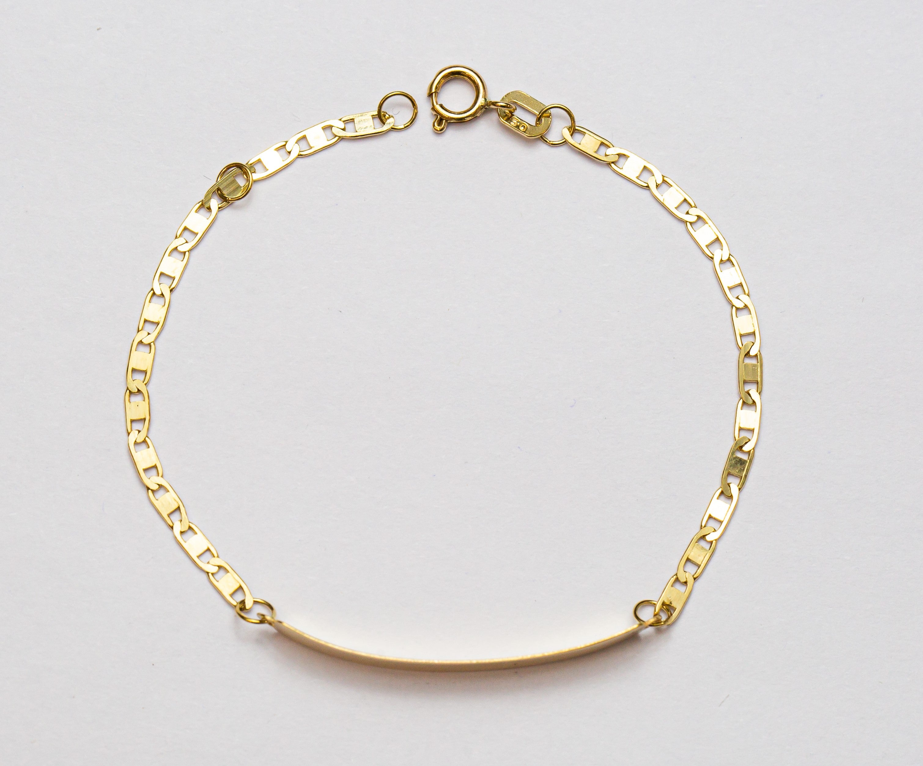 Pulsera infantil con Plaquita