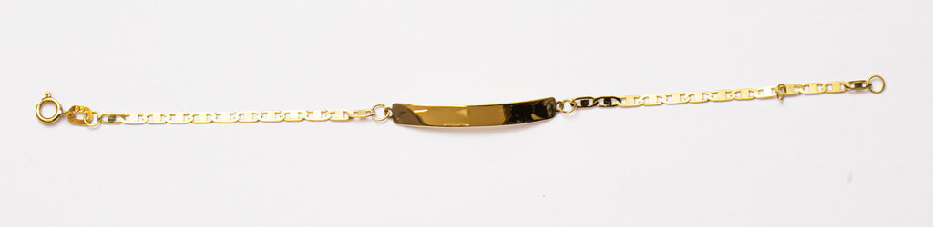 Pulsera infantil con placa