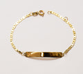 Pulsera infantil con placa
