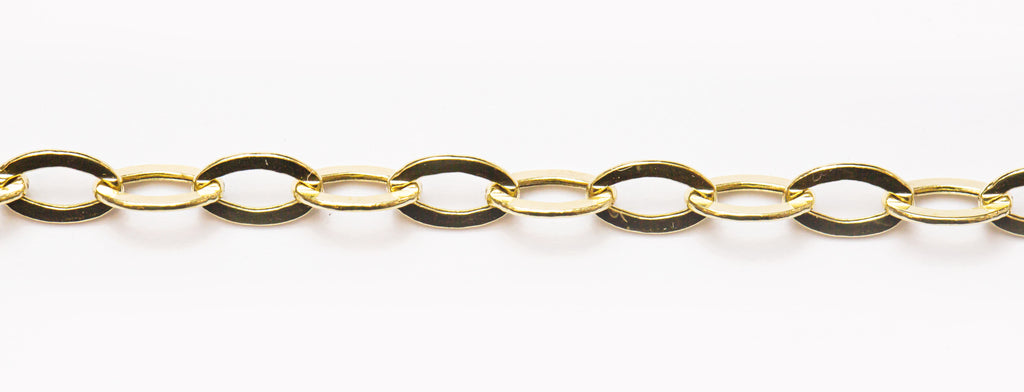 Pulsera de mujer Groumett eslabón aplanado