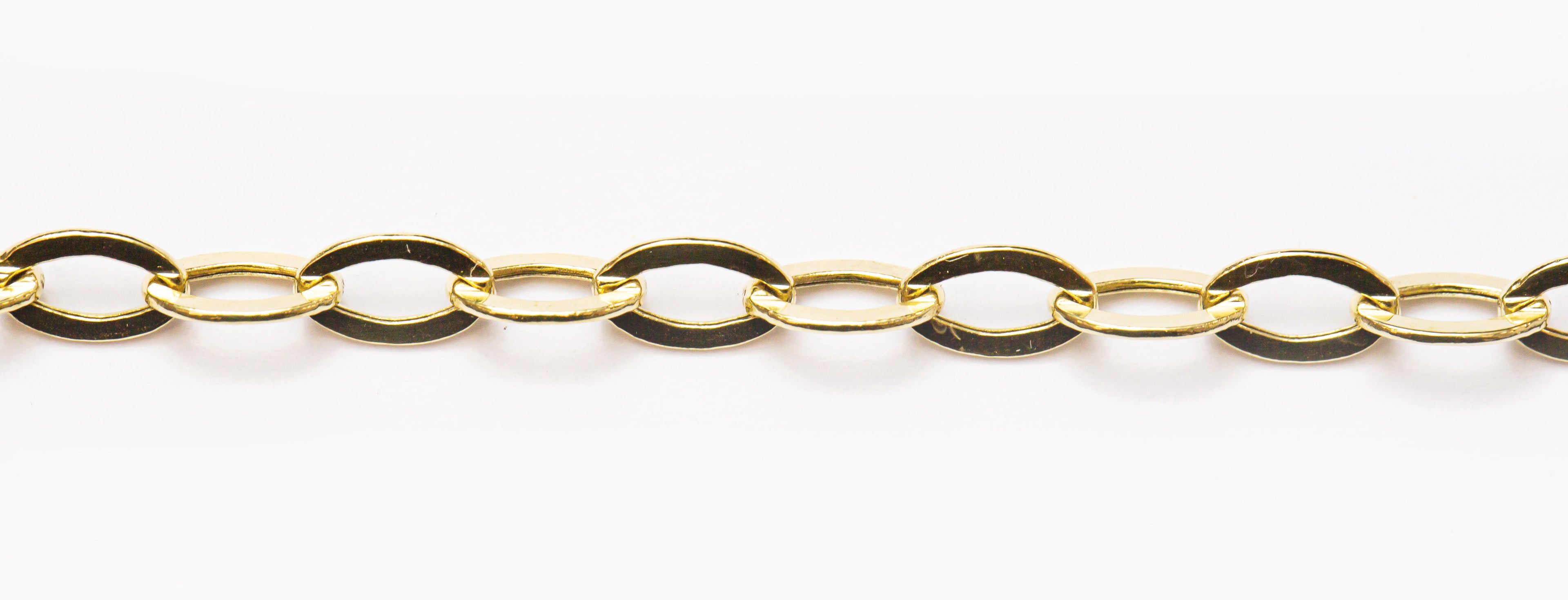 Pulsera de mujer Groumett eslabón aplanado