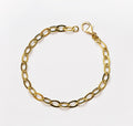 Pulsera de mujer Groumett eslabón aplanado