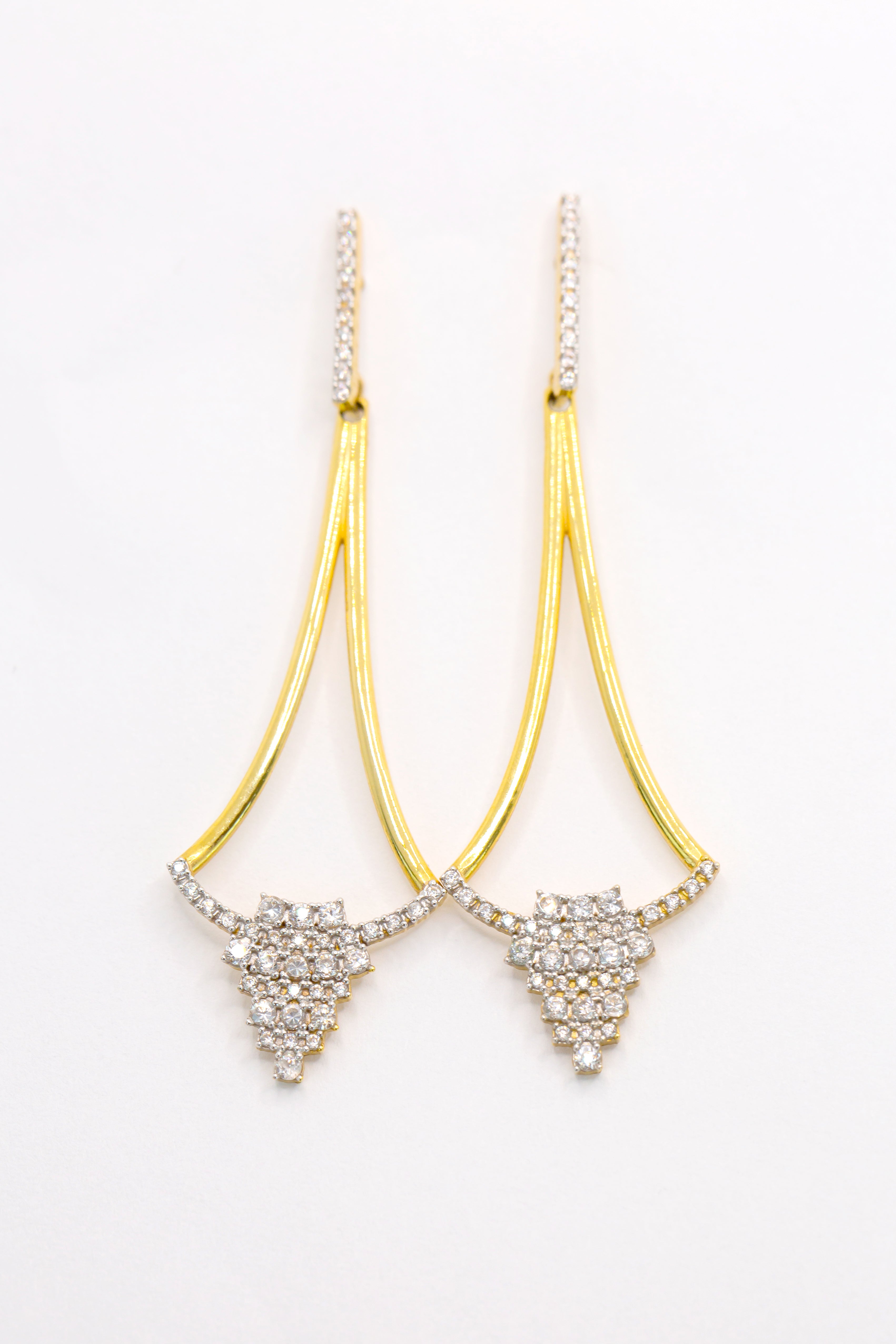 Pendiente con brillante