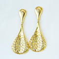Pendientes de gota calada