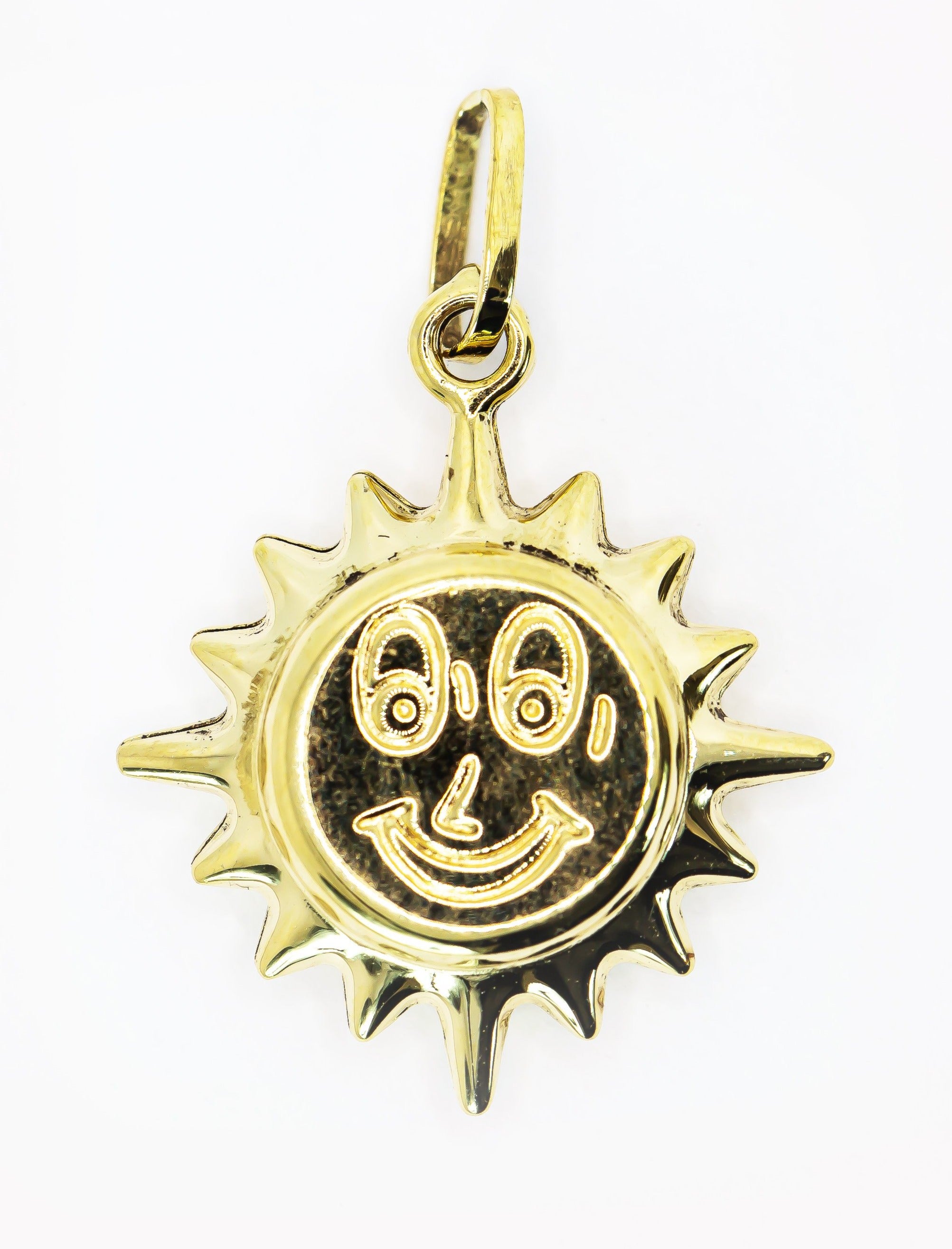 Colgante en Oro Sólido 18K Sol