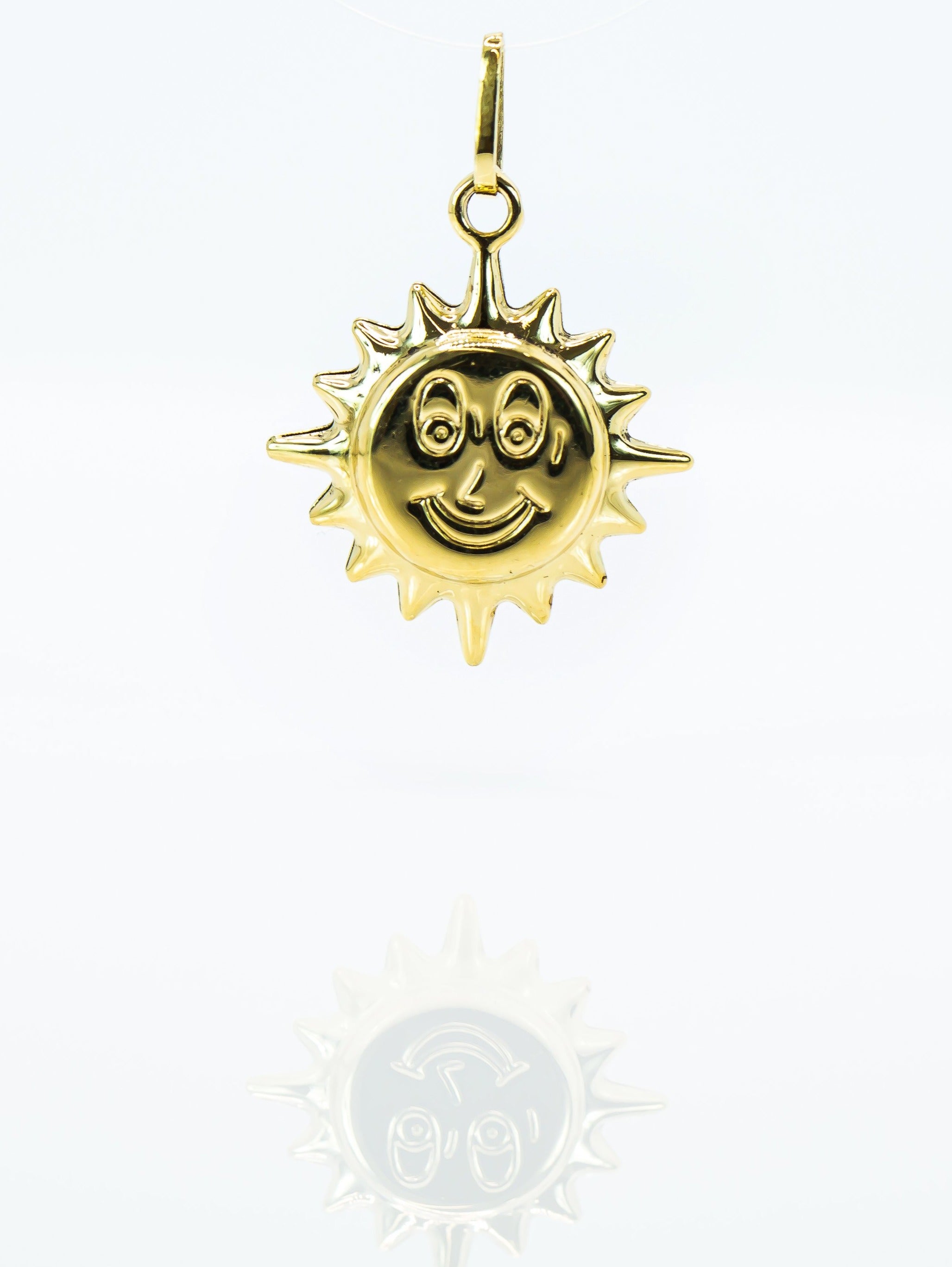 Colgante en Oro Sólido 18K Sol