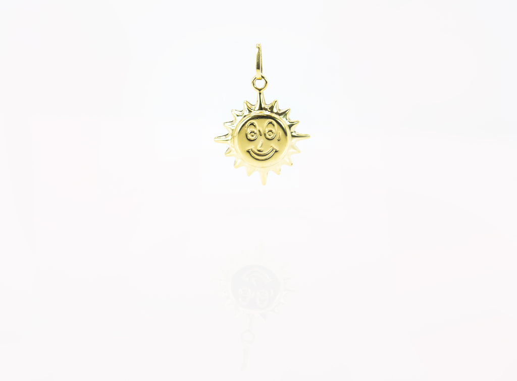 Colgante en Oro Sólido 18K Sol