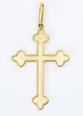 Colgante en Oro Sólido 18K crucifijo santísima trinidad