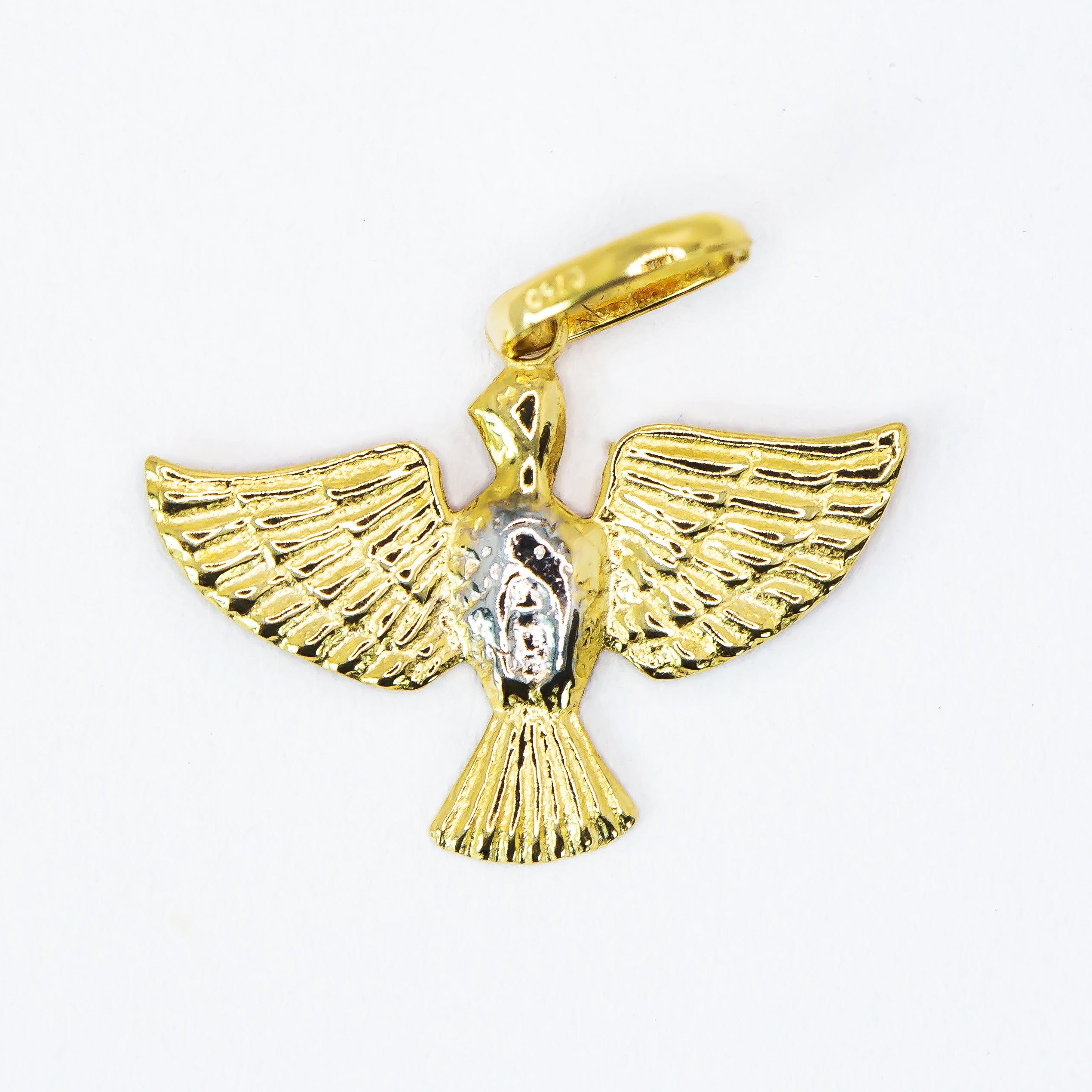 Colgante en Oro Sólido 18K Espíritu Santo
