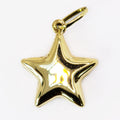 Colgante en Oro Sólido de 18K Estrella Común